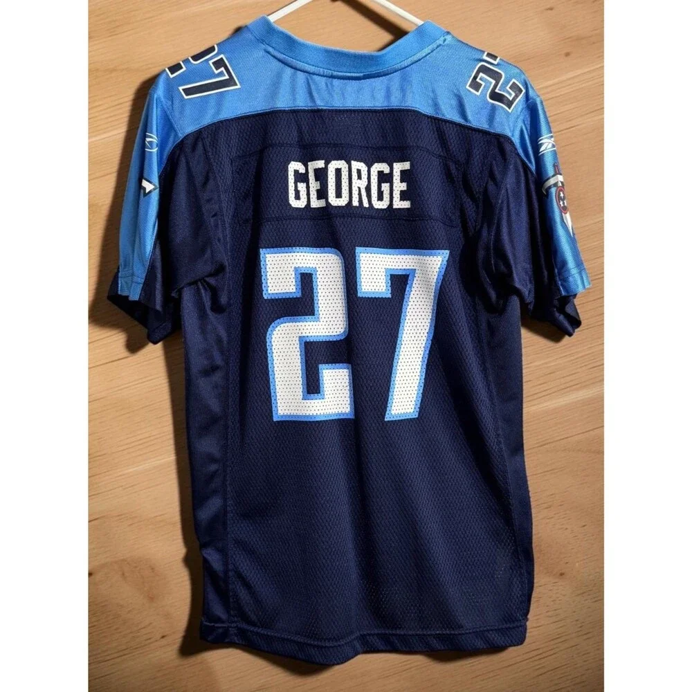 Eddie George #27 Tennessee Titans NFL Football Jersey Size Youth Large (14-16)
